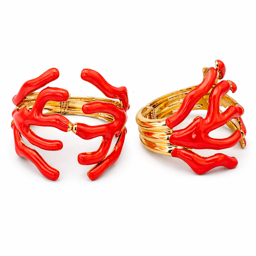 Red Coral Cuff