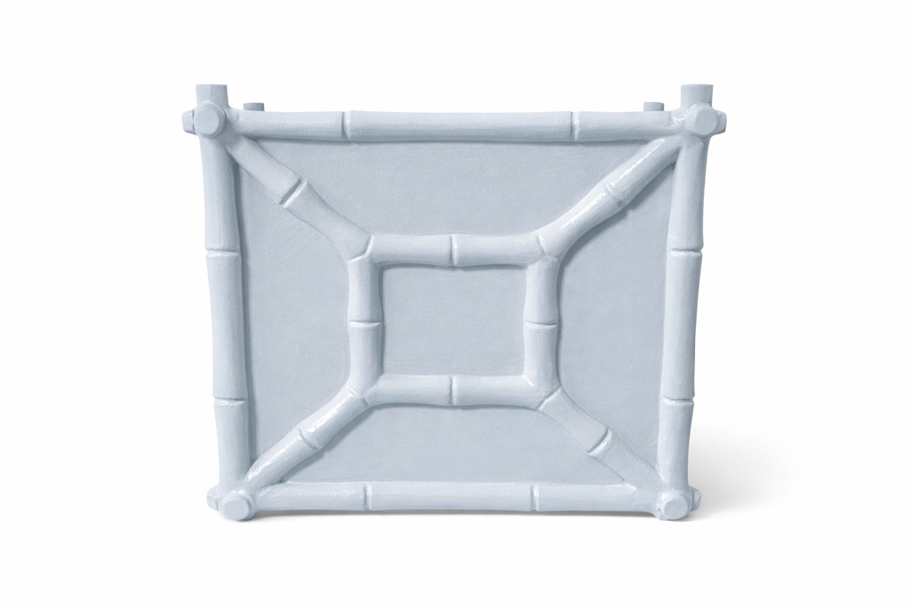 Ice Blue Bamboo Box Planter