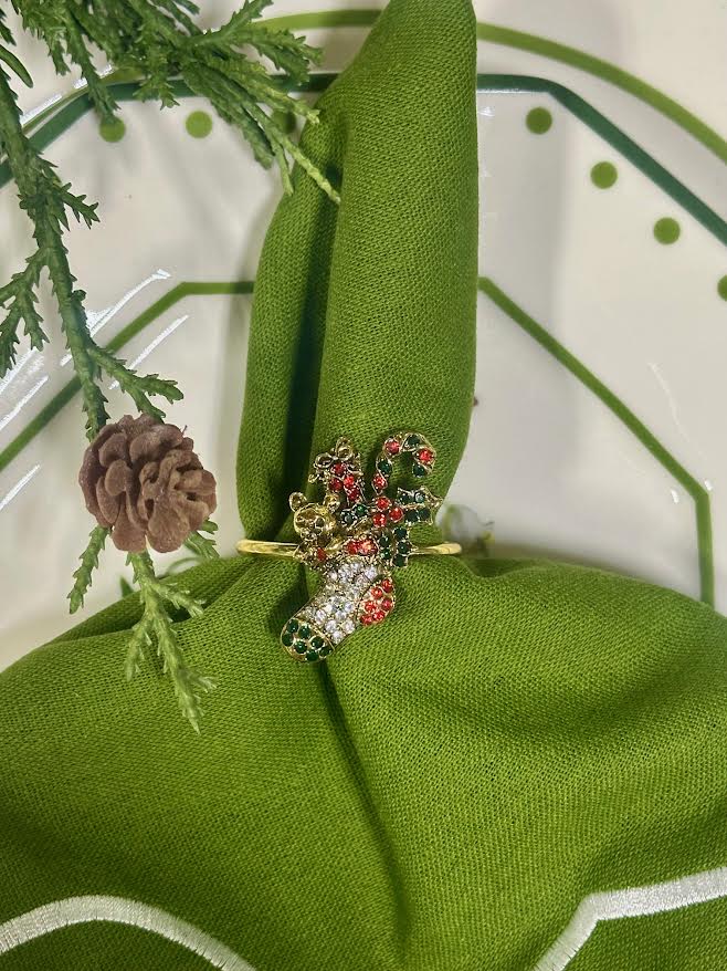 Stuffed Stocking Napkin Ring