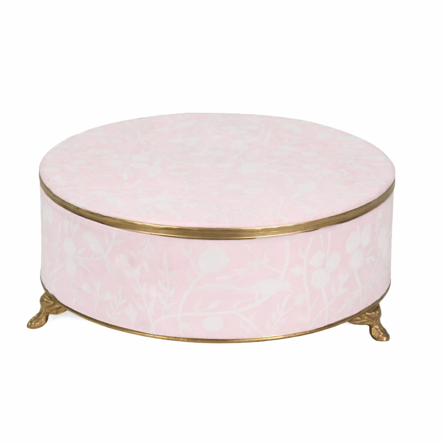 Pink & White Chinoiserie Cake Platform
