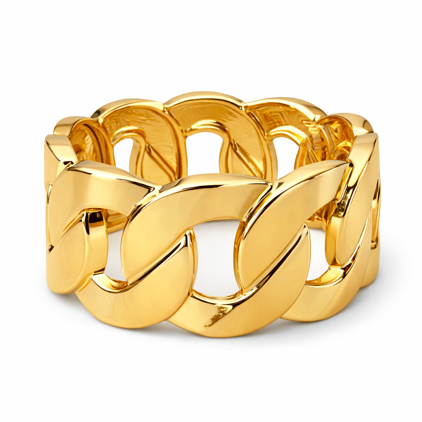 The Cuban Link Gold Cuff