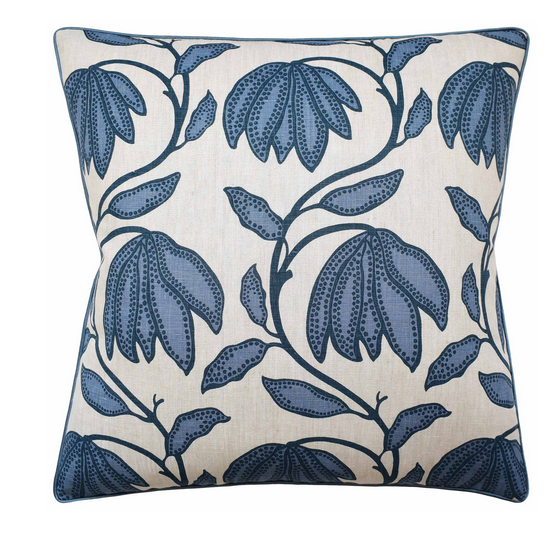 Alladale Embroidery Blue Pillow
