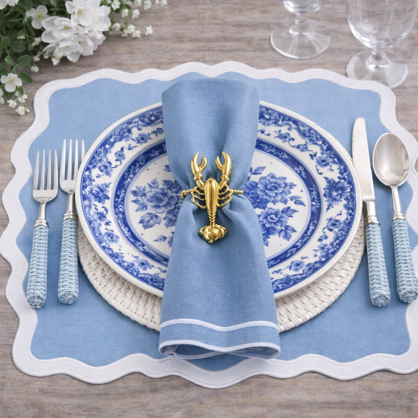 Lobster Set of 4 Napkin Ring