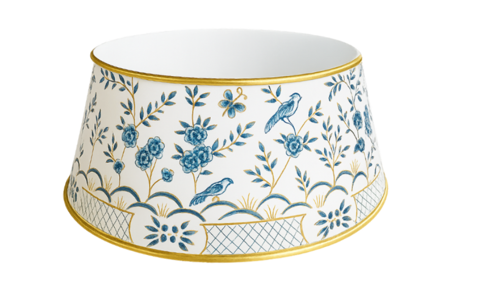 Ivory & Blue Chinoiserie Tree Collar