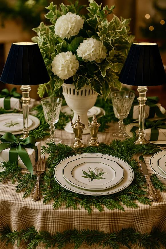 Round Crystal Rechargeable Lamp with Velvet Pleated Shade