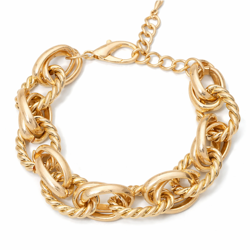 Chunky Mixed Chain Bracelet