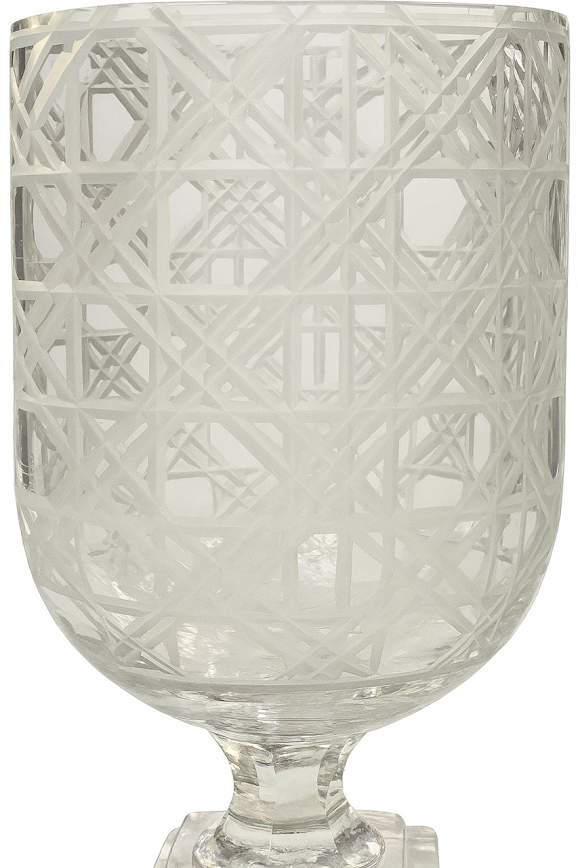 Etched Basketweave Hurricane: Final Sale