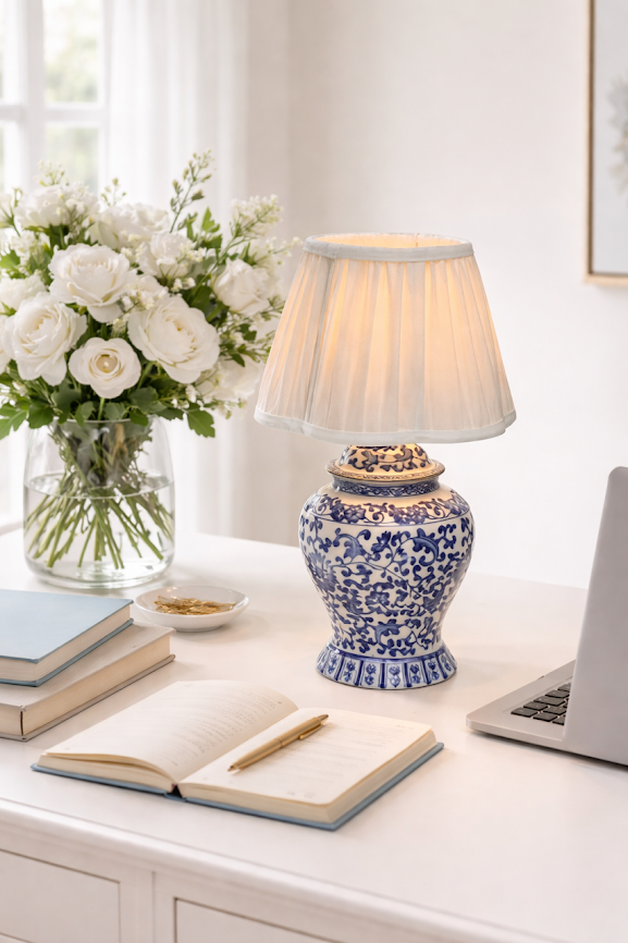 Porcelain Rechargeable Lamp