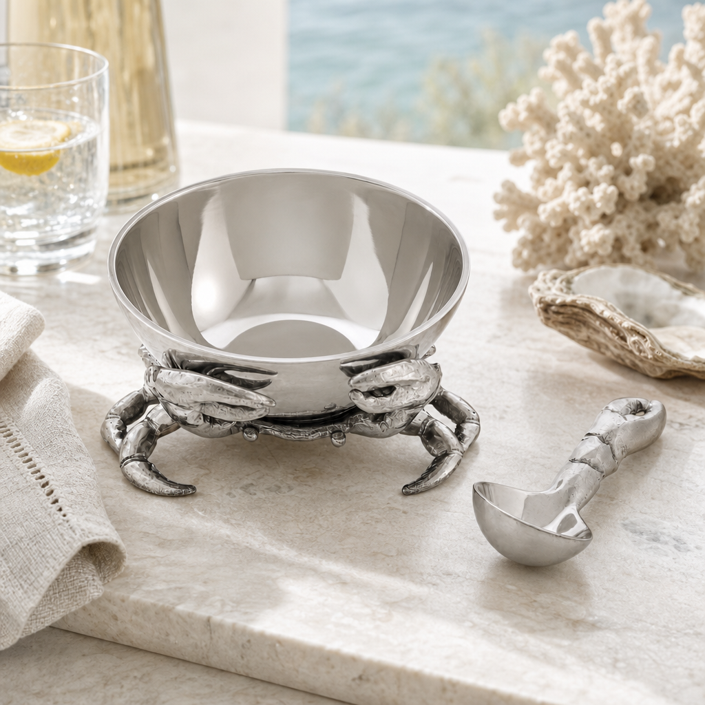 Crab 3-Piece Condiment Set
