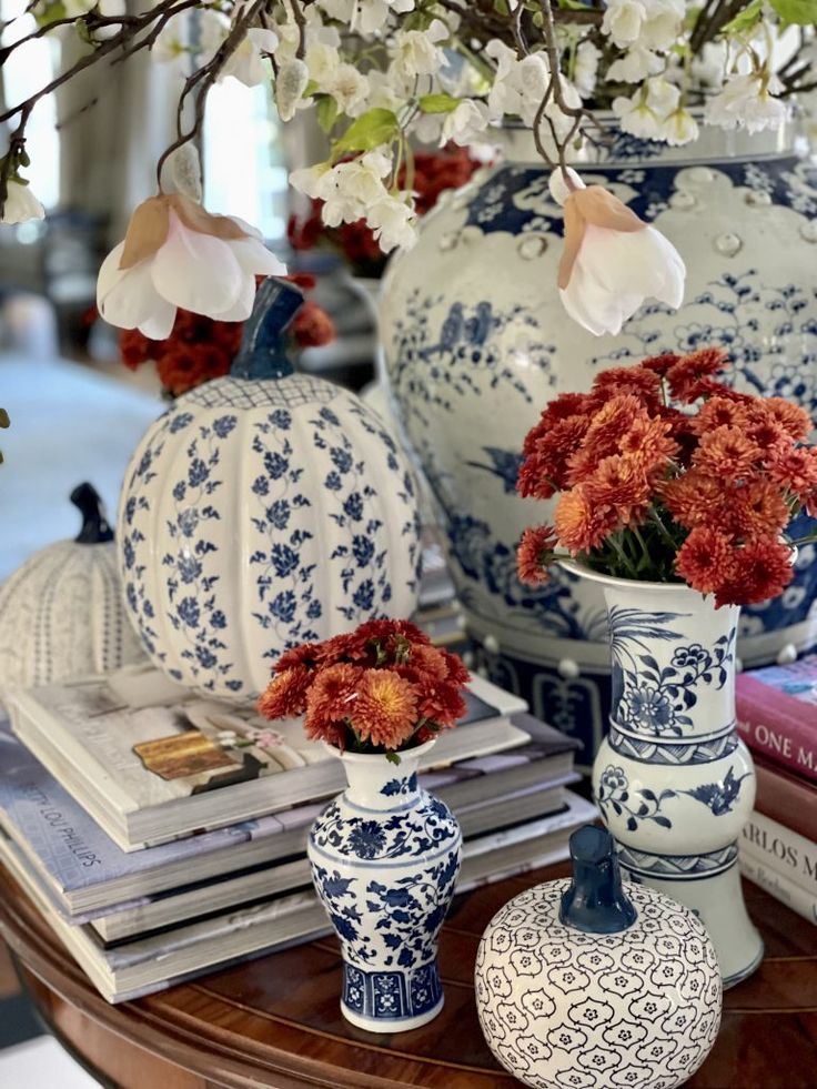 Large Porcelain Pumpkin