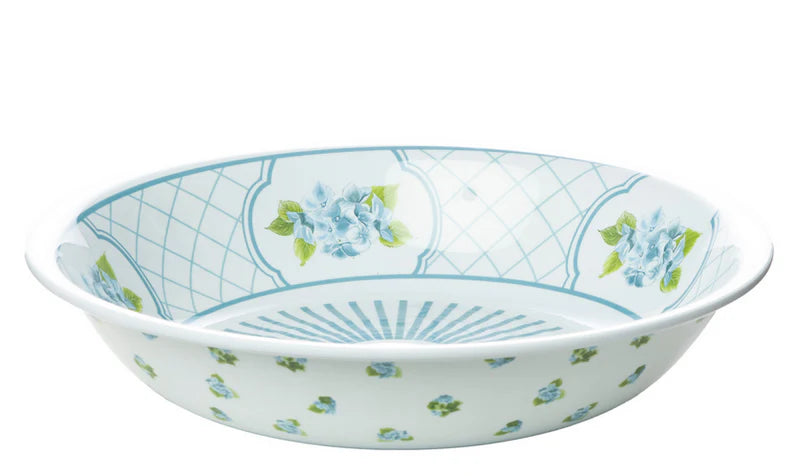 Blue Hydrangea Melamine Serving Set