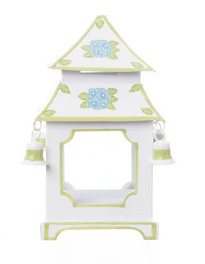 Green Hydrangea Leaf Pagoda Lantern (4 Sizes)