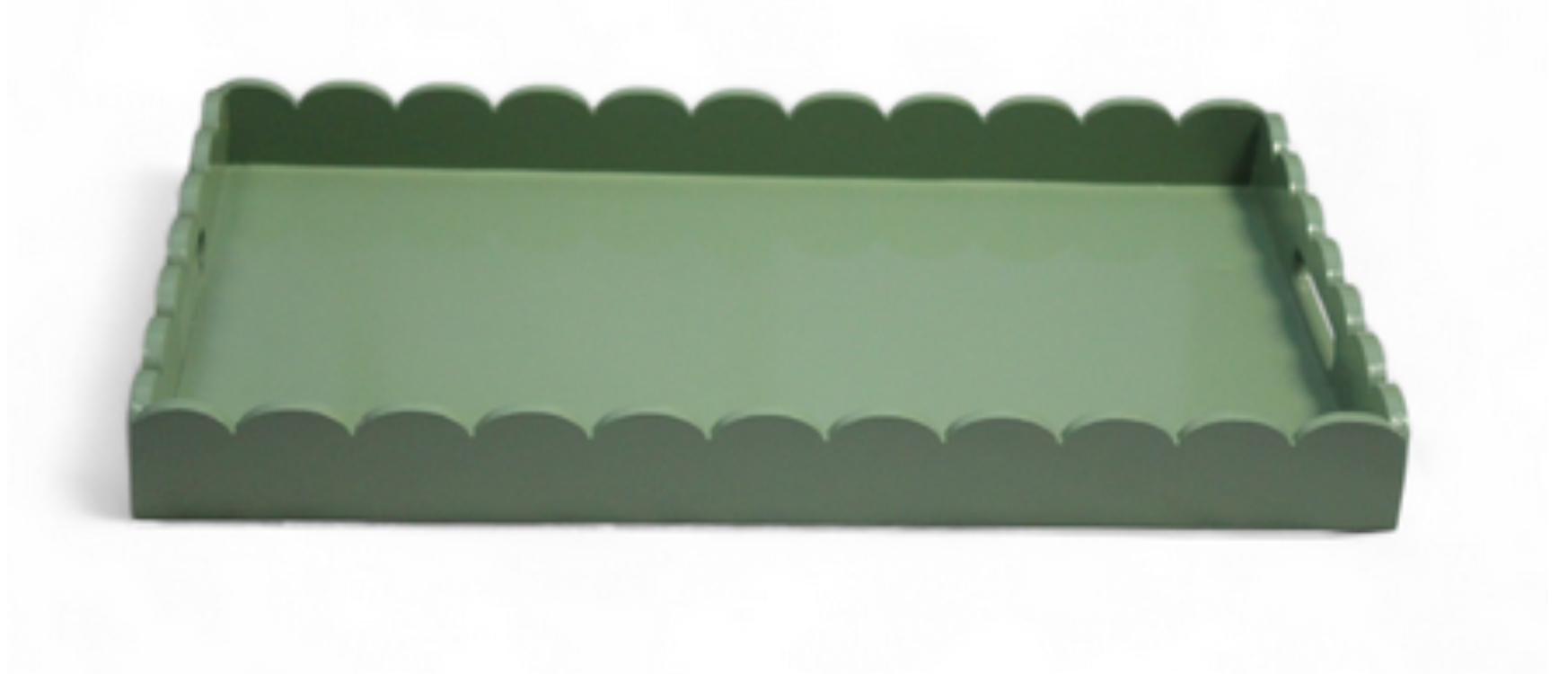 Green LACQUERED TRAY