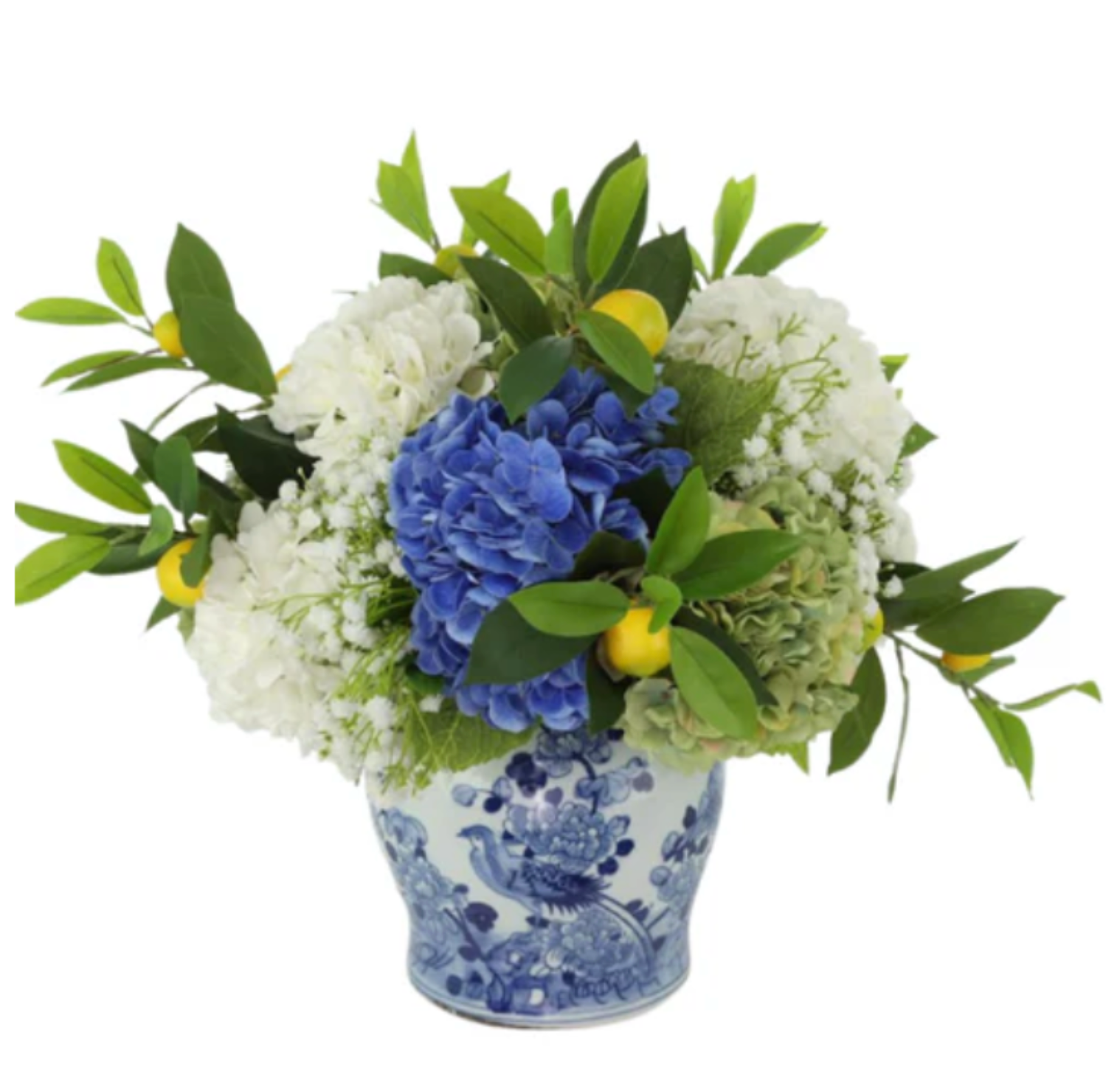 Mid Size Greenery & Hydrangea Arrangement