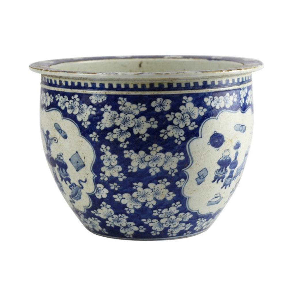 Round Figurine Cherry Blossom Fishbowl
