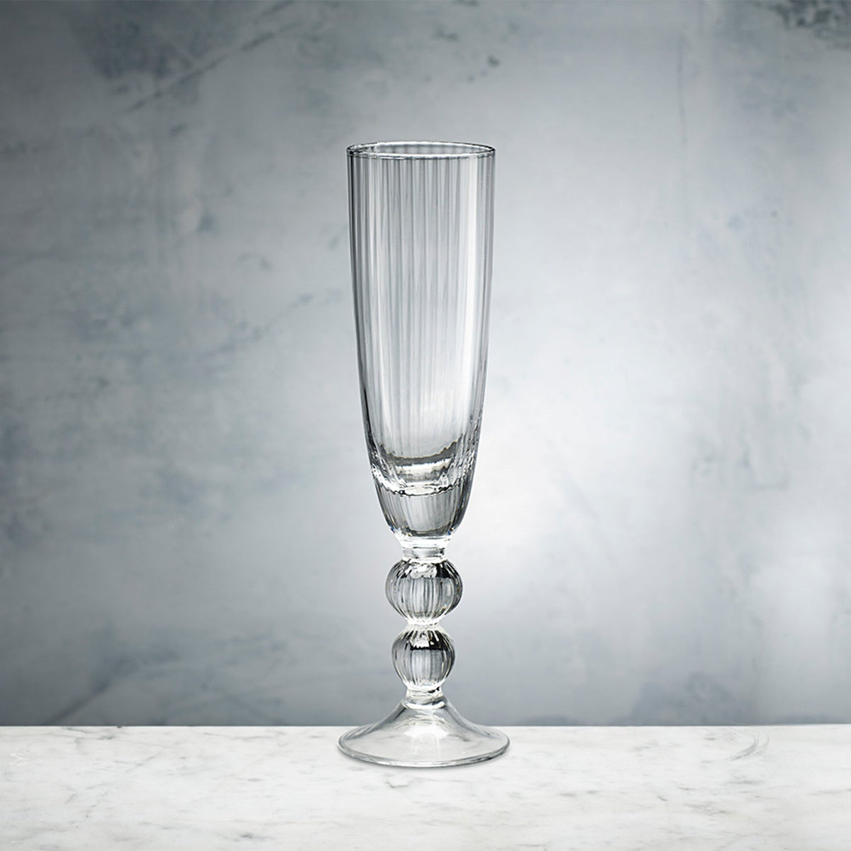 GLASS Venice Champagne Flute Set of 4 (Clear) 6 fl oz