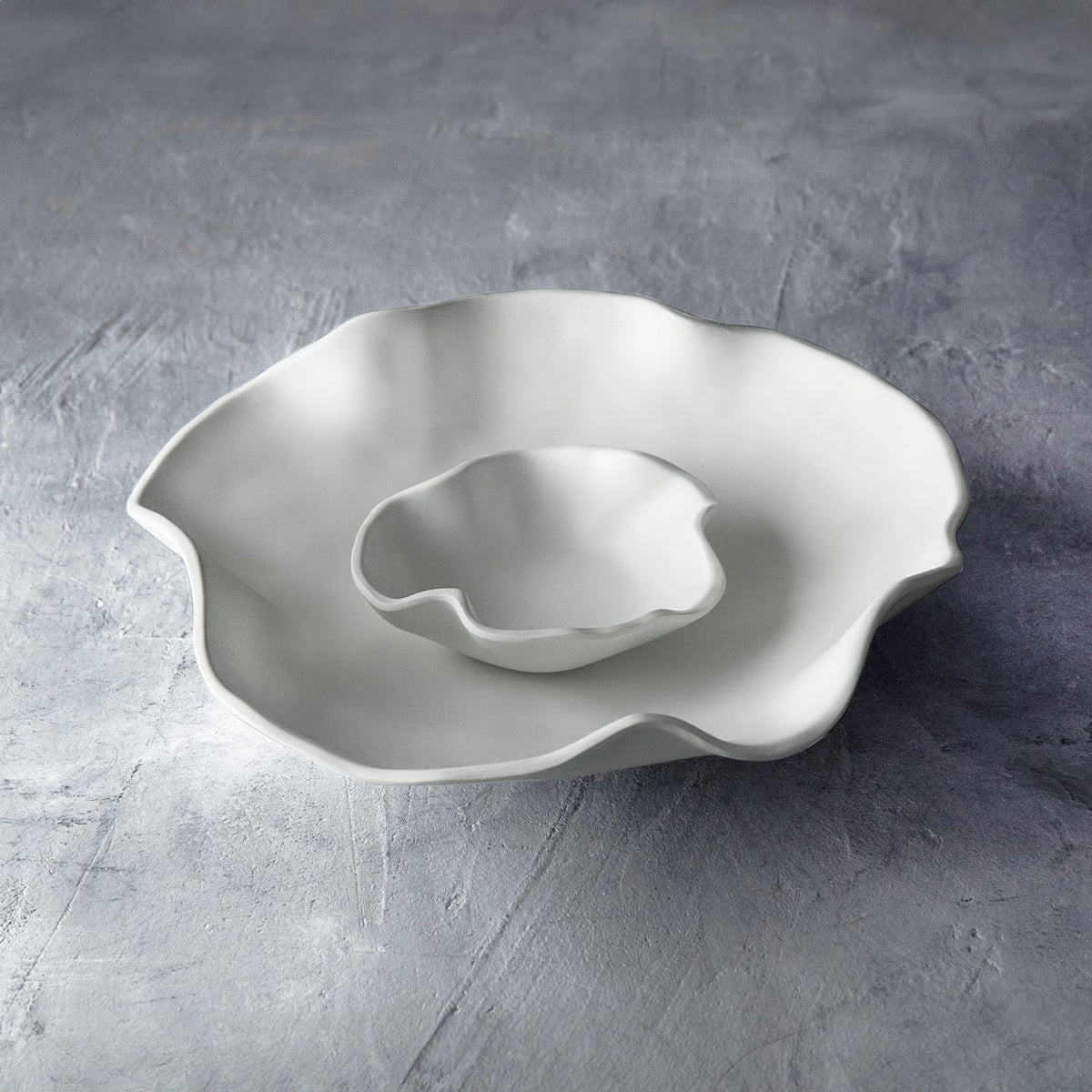 VIDA Nube Bowl with Dip (White)