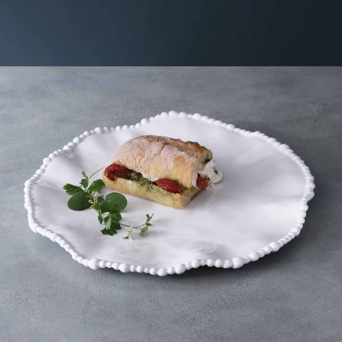VIDA Alegria Dinner Plate Set of 4 (White)