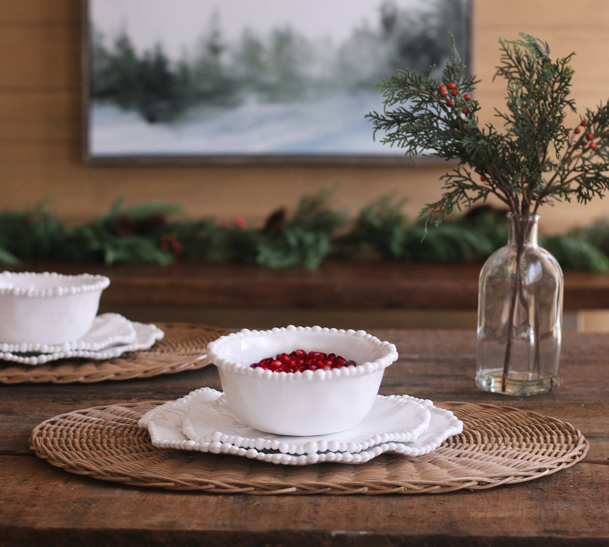 VIDA Alegria Salad Plate Set of 4 (White)
