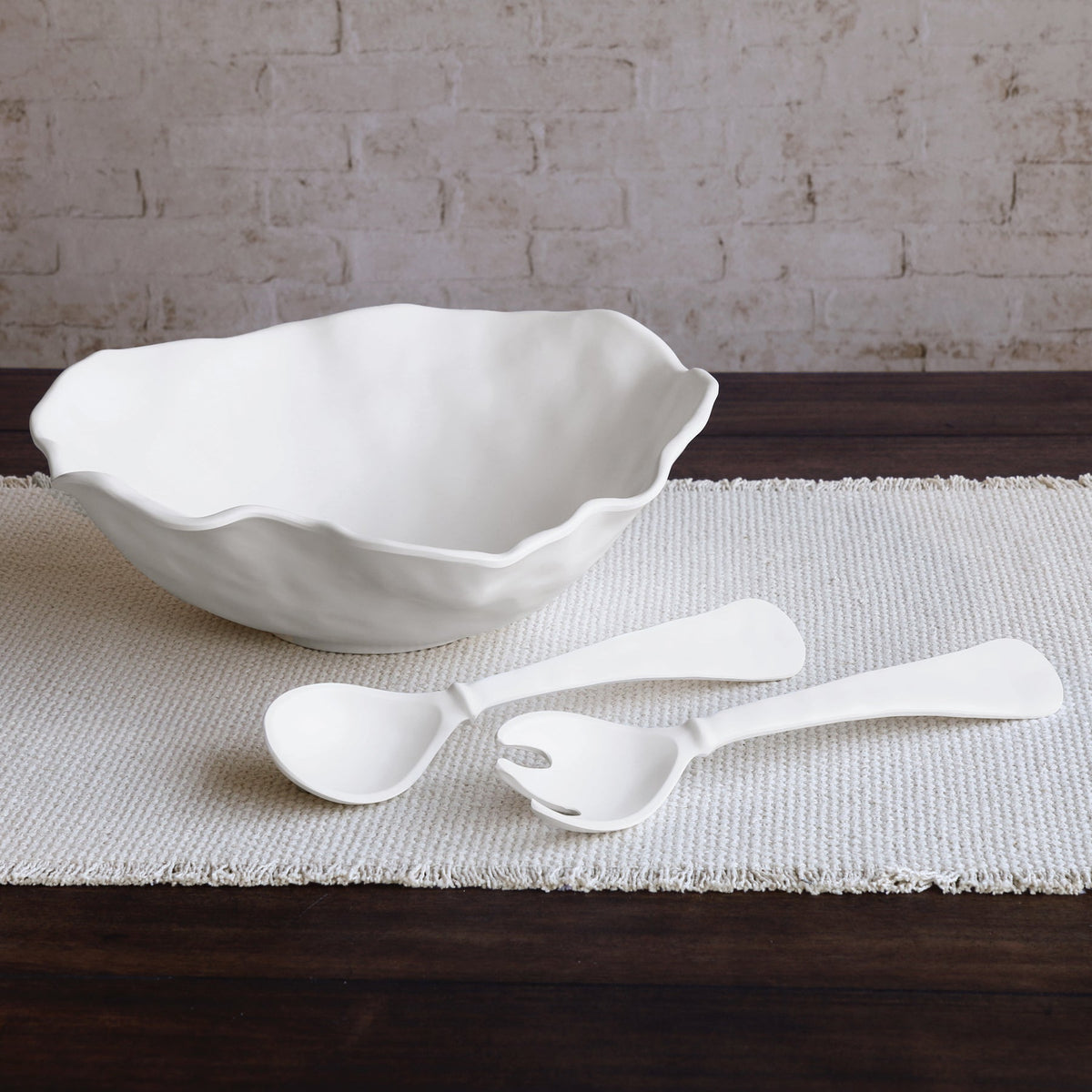 VIDA Nube Large Round Bowl (White)