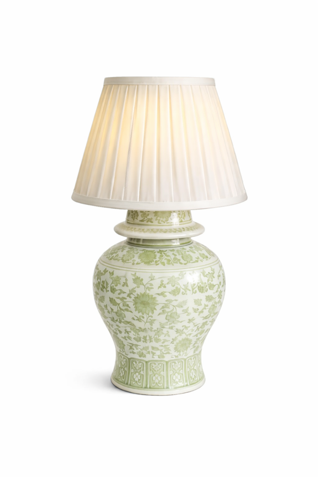 Green Porcelain Rechargeable Lamp