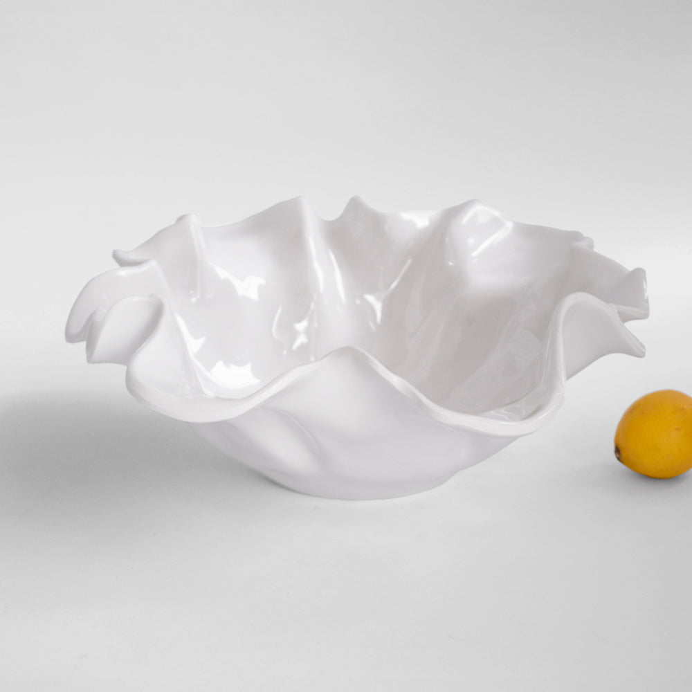 VIDA Havana Large Medusa Bowl (White)