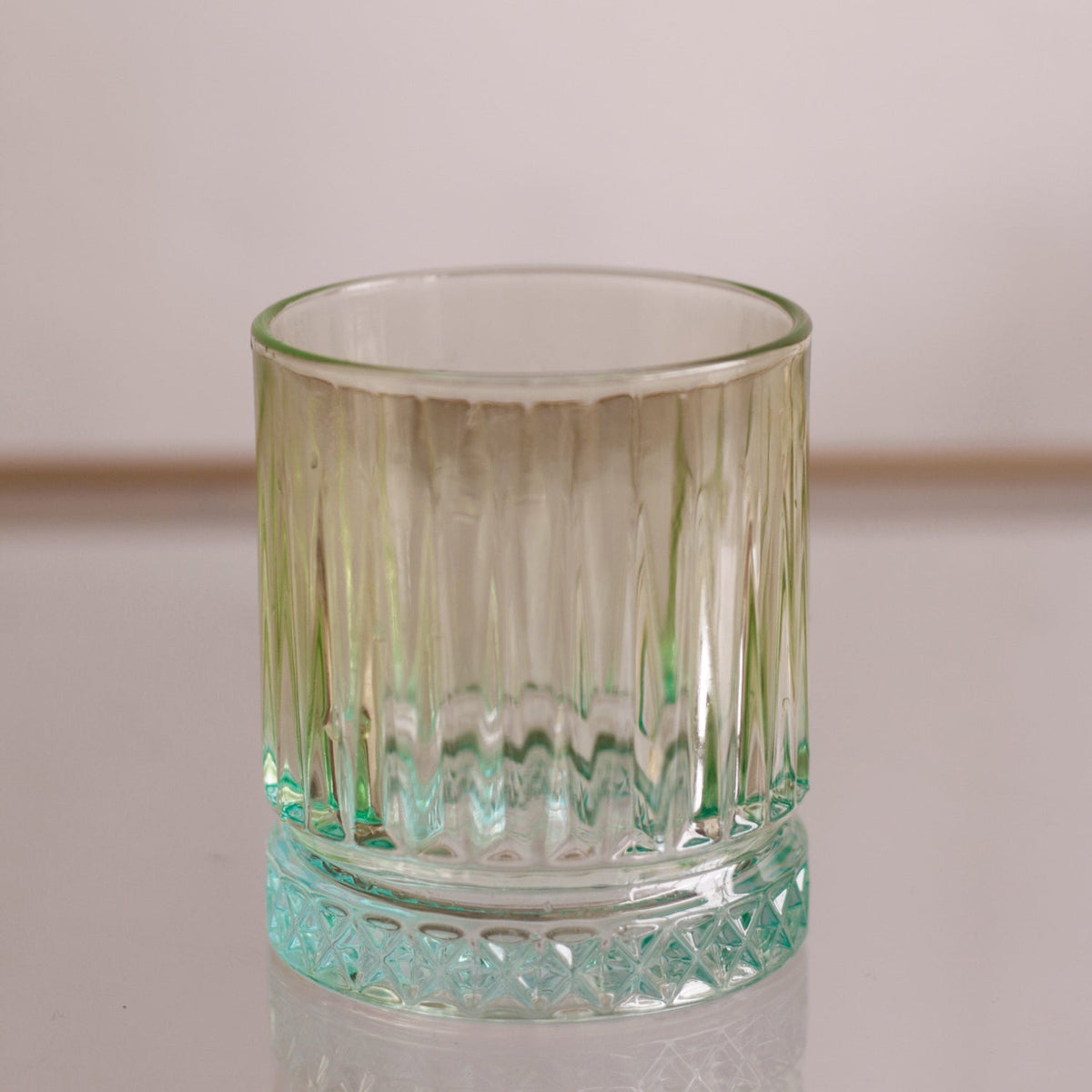 GLASS Aquarelle Double Old Fashioned Set of 4 (Multi) 12 fl oz