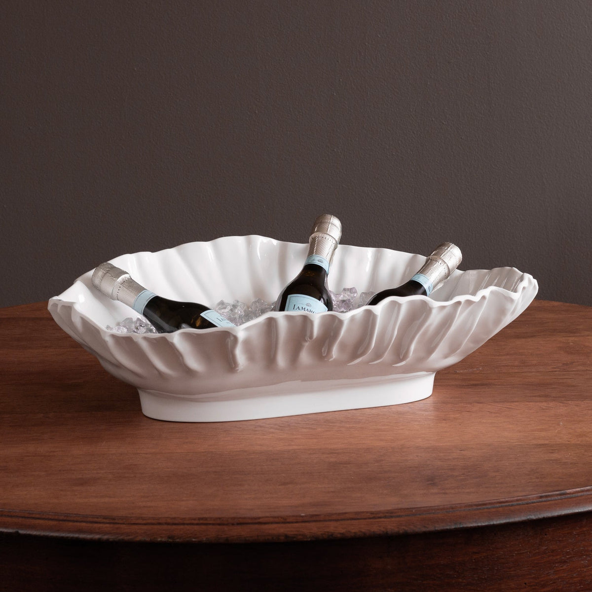 VIDA Bloom Extra Large Oval Bowl (White)
