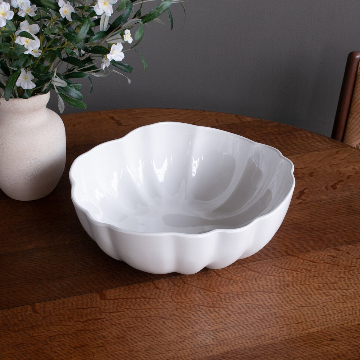VIDA Havana Rita Large Bowl White