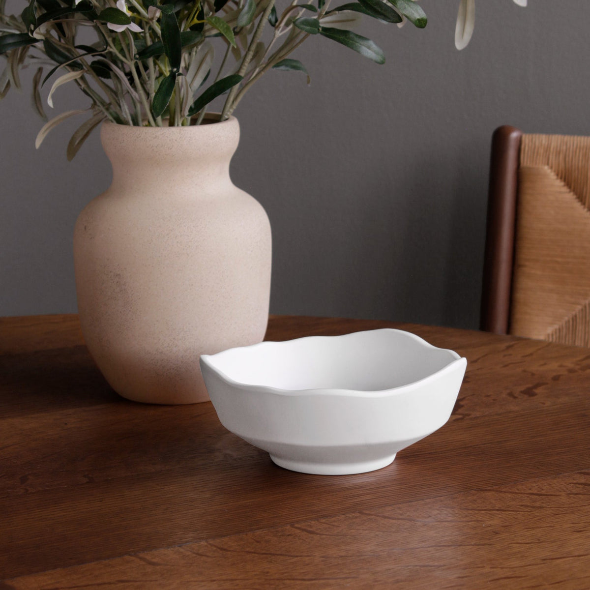 VIDA Nube Dakota Small Bowl White