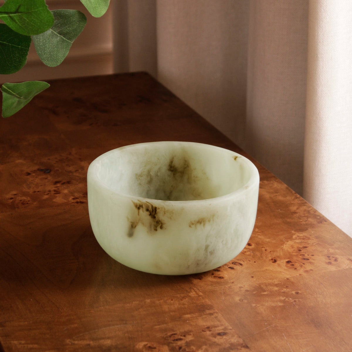 RESIN Giada Small Bowl Jade Swirl