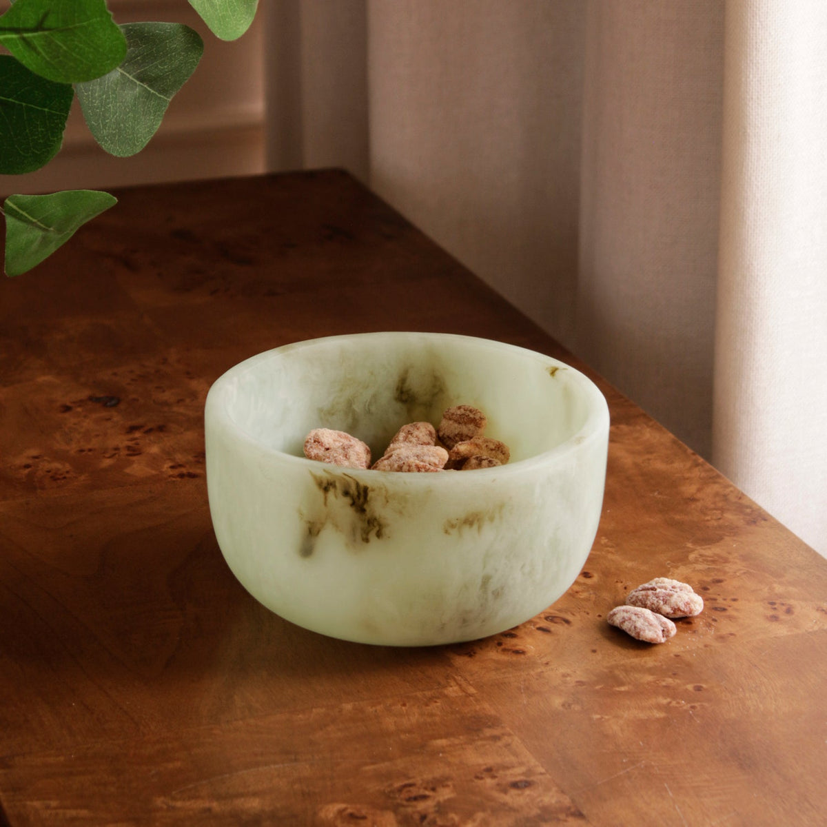 RESIN Giada Small Bowl Jade Swirl