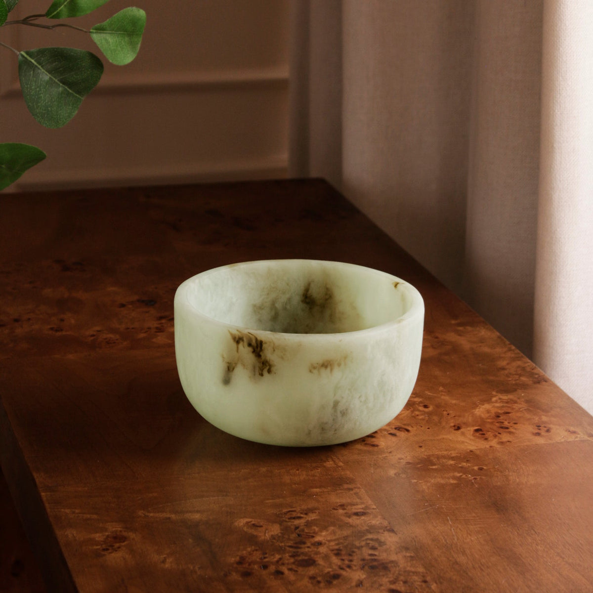 RESIN Giada Small Bowl Jade Swirl