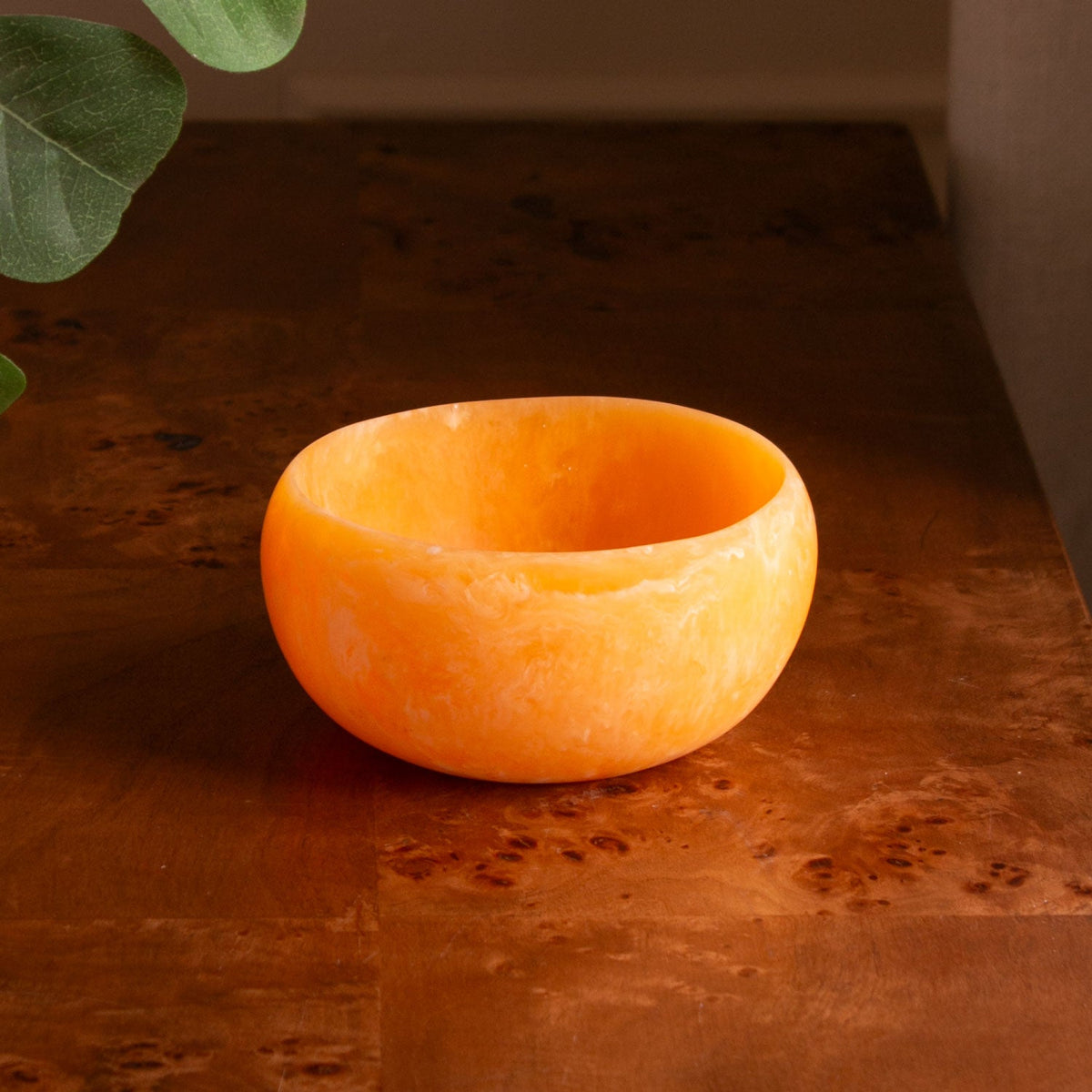 RESIN Sorbet Mini Round Bowl Tangerine