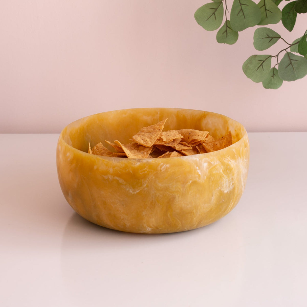 RESIN Sorbet Large Round Bowl Matcha