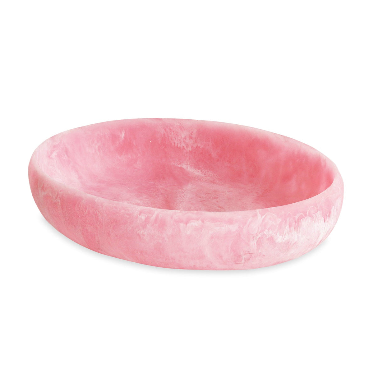 RESIN Sorbet Large Oval Bowl Raspberry