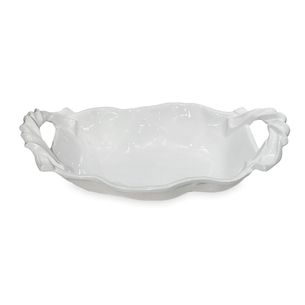 VIDA Sasha Medium Bowl with Handles White
