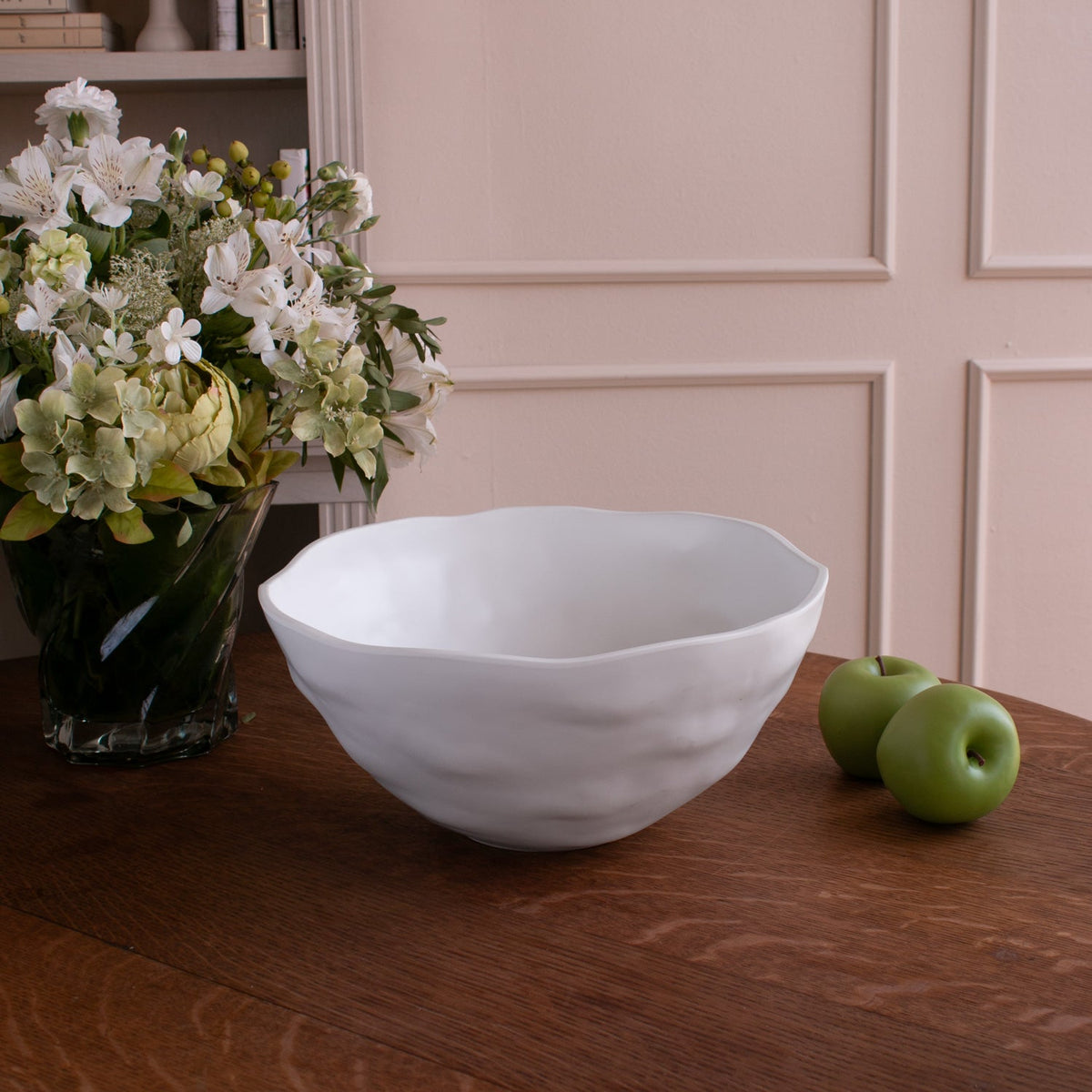 VIDA Nube Large Deep Round Bowl White