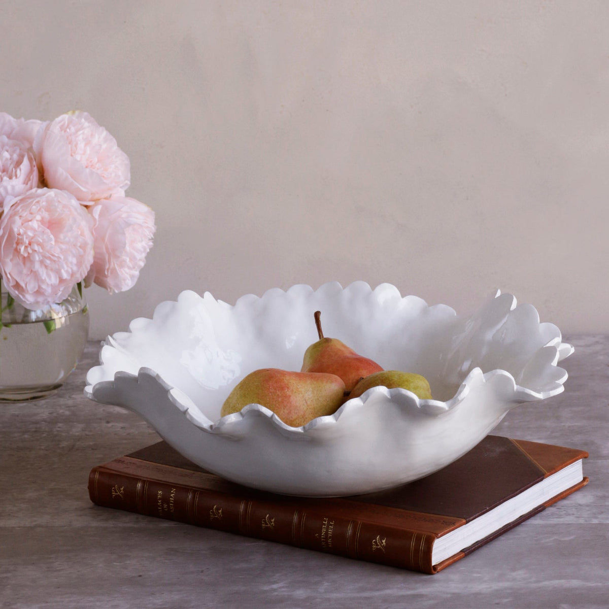 VIDA Colette Large Bowl (White)