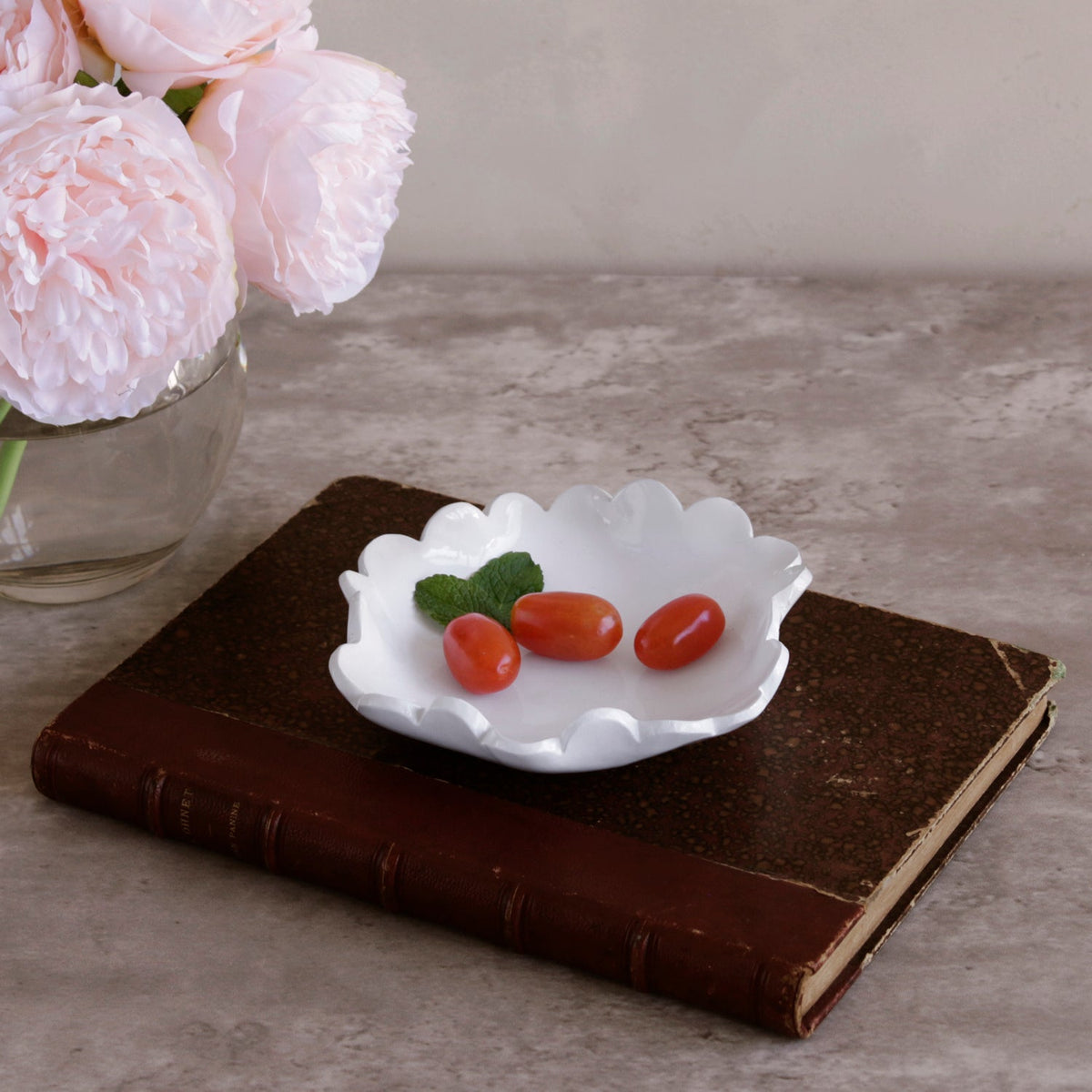 VIDA Colette Appetizer Plates Set of 4 (White)