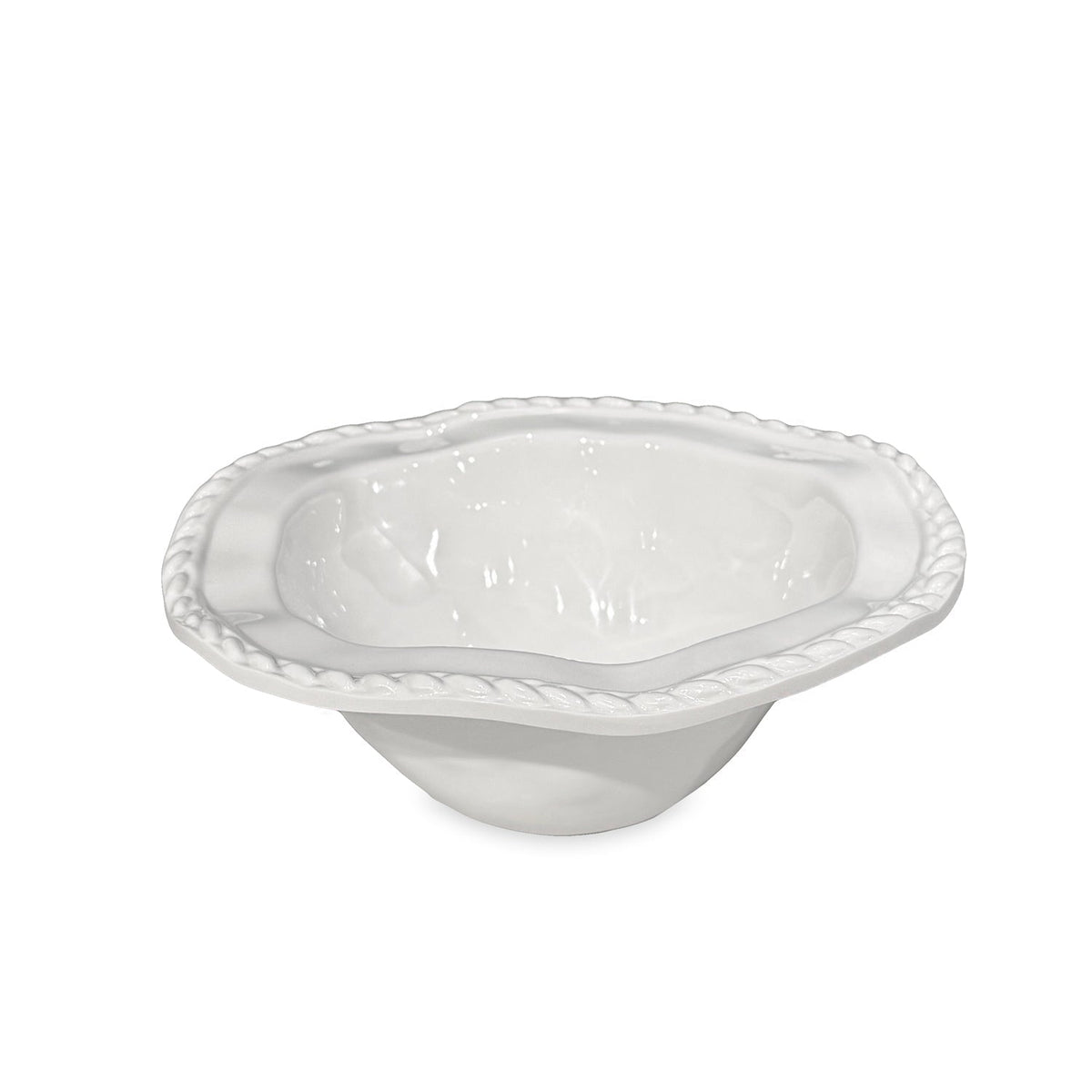 VIDA Ocean Nautical Rope Small Bowl (White)