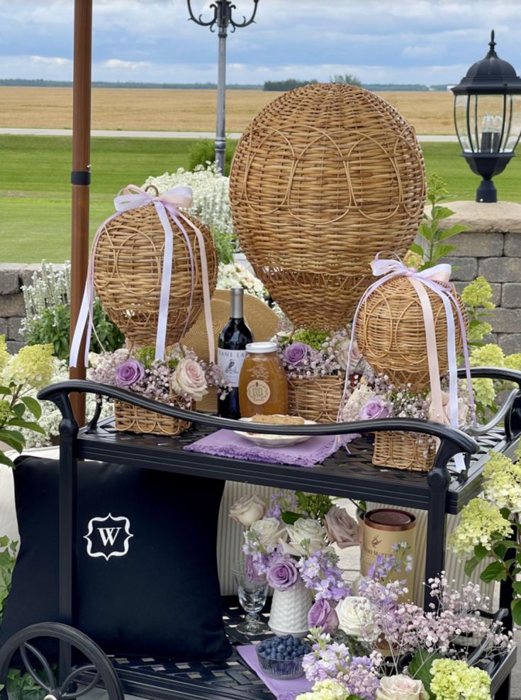 Natural Wicker Hot Air Balloon
