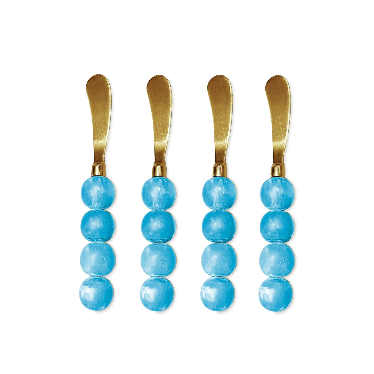 RESIN Sorbet Spreaders Set of 4 (Blueberry)
