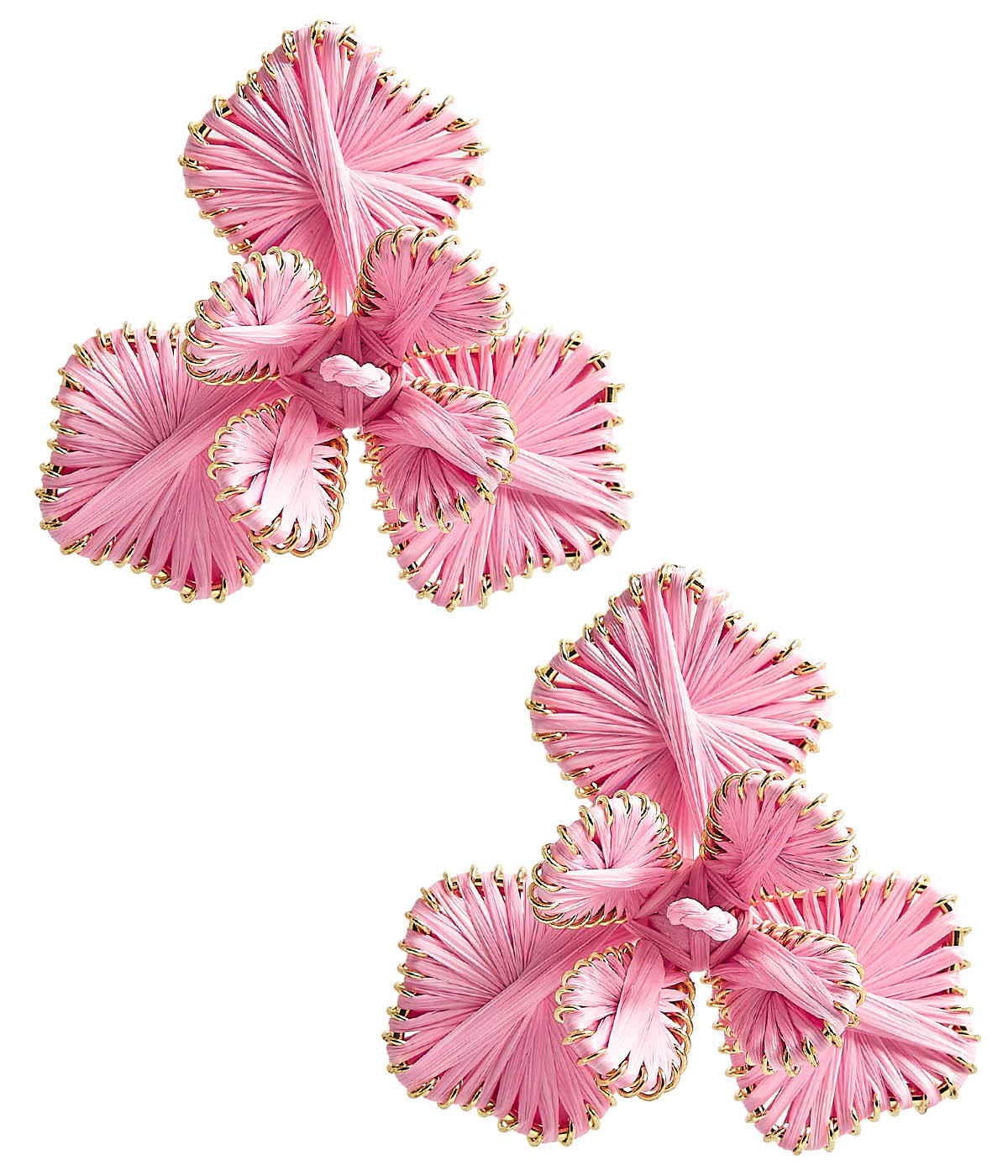 Kaia - Raffia Flower Earring