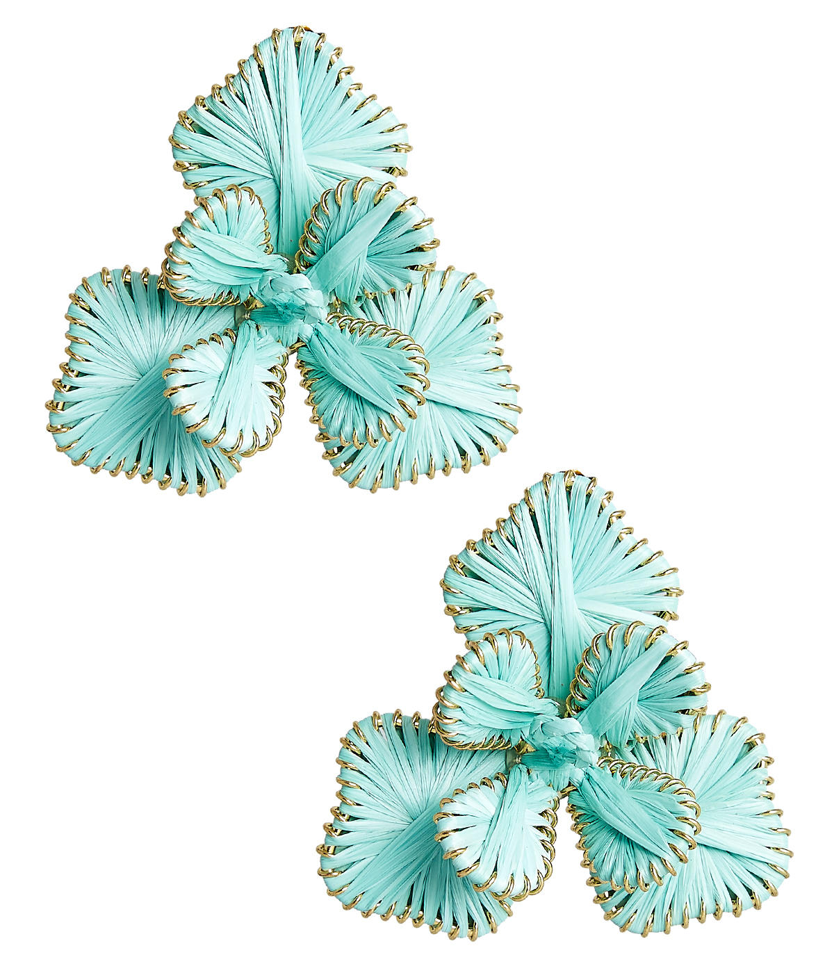 Kaia - Raffia Flower Earring