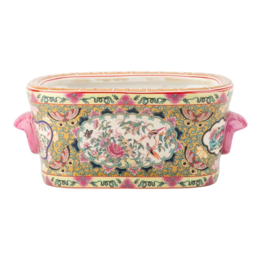 Oval Rose Medallion Planter (2 Sizes)