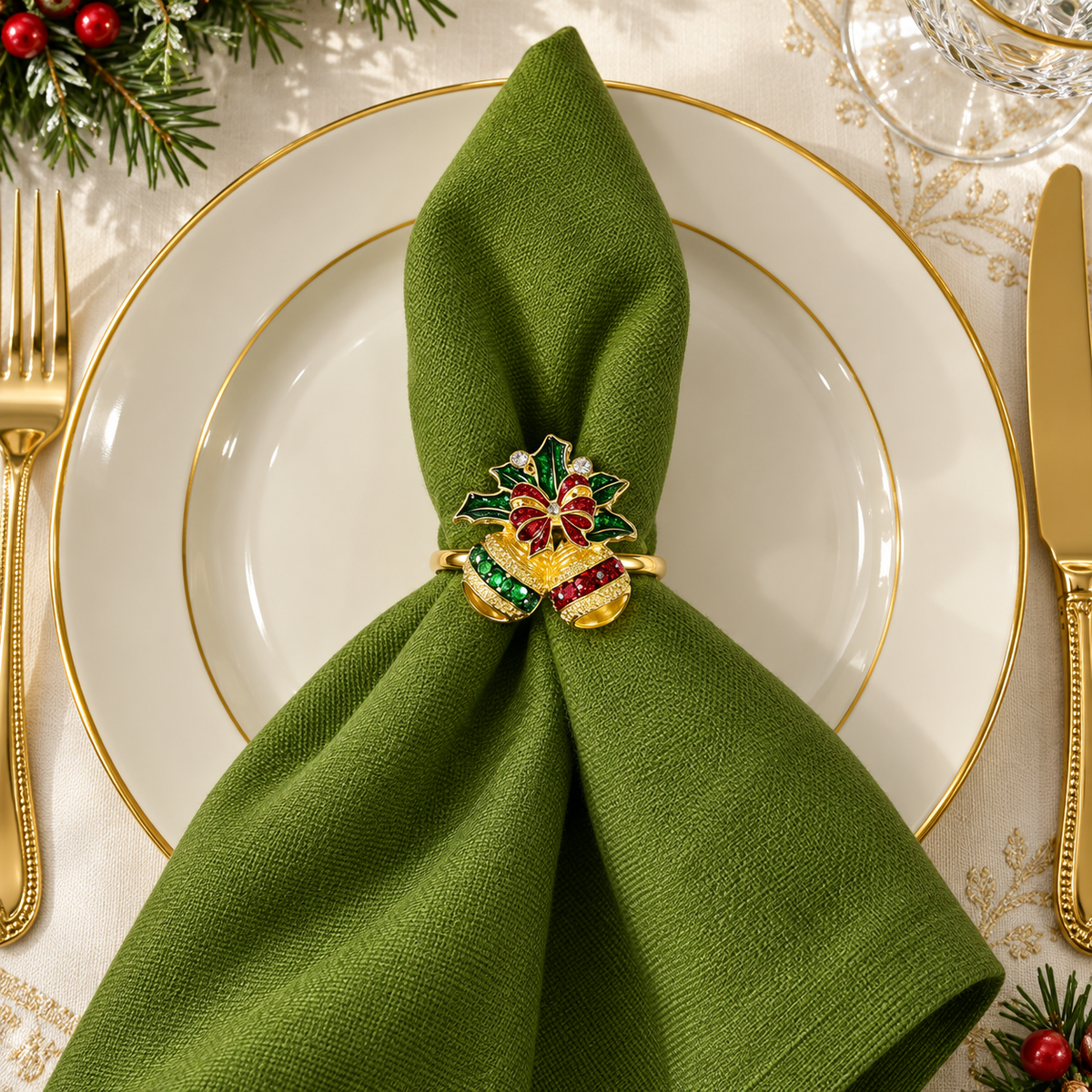 Ornament Set of 4 Napkin Ring