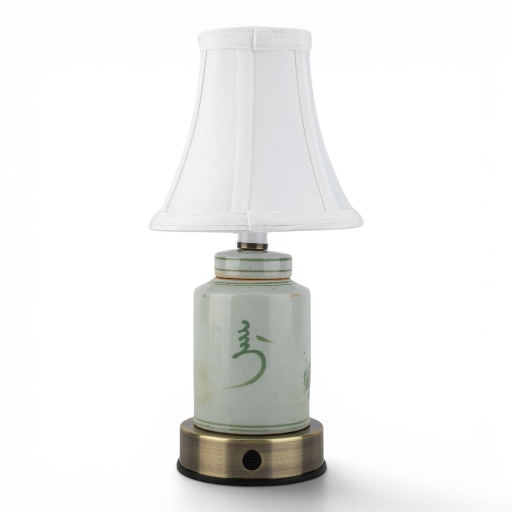 Green Tea Jar Rechargeable Lamp