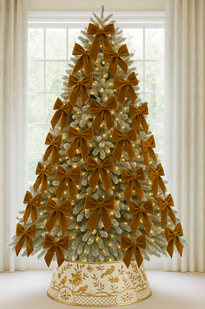 Ivory & Gold Chinoiserie Tree Collar