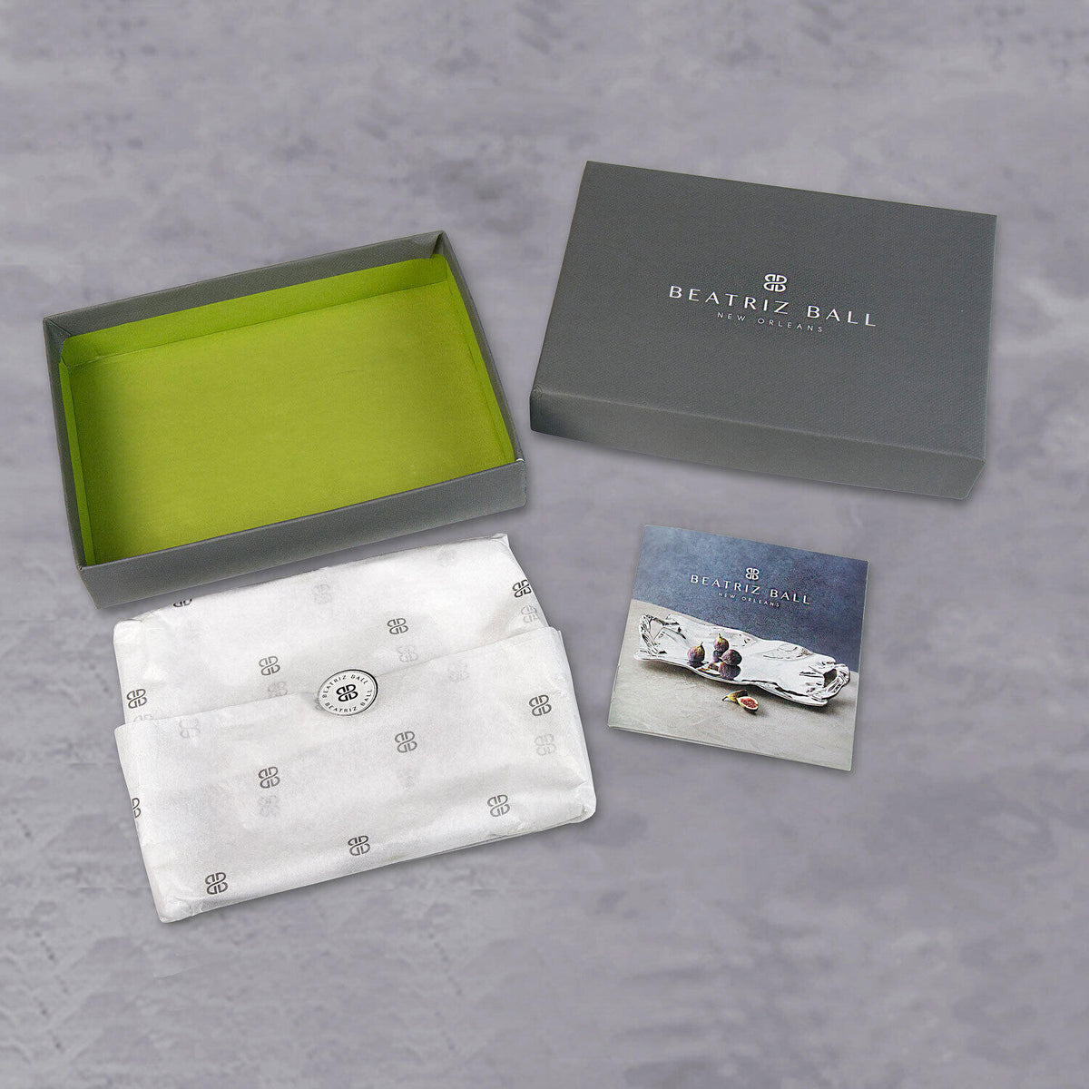 GIFTABLES Organic Pearl Rectangular Engraved Tray - girlfriends, giggles, gratitude